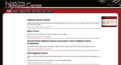 Desktop Screenshot of gphighlandgames.com